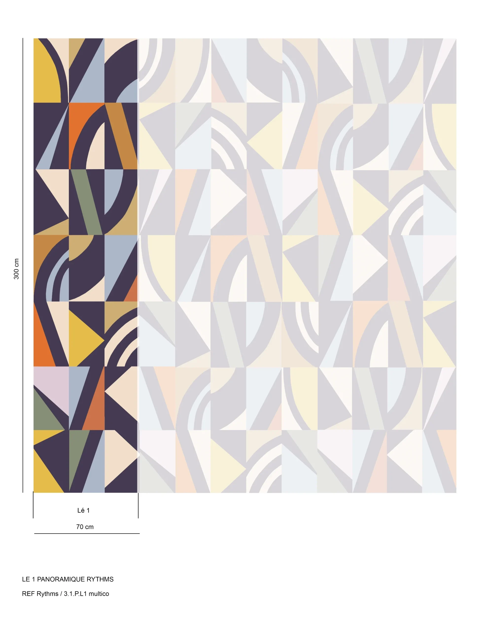 RYTHMS - papier peint panoramique – Image 4