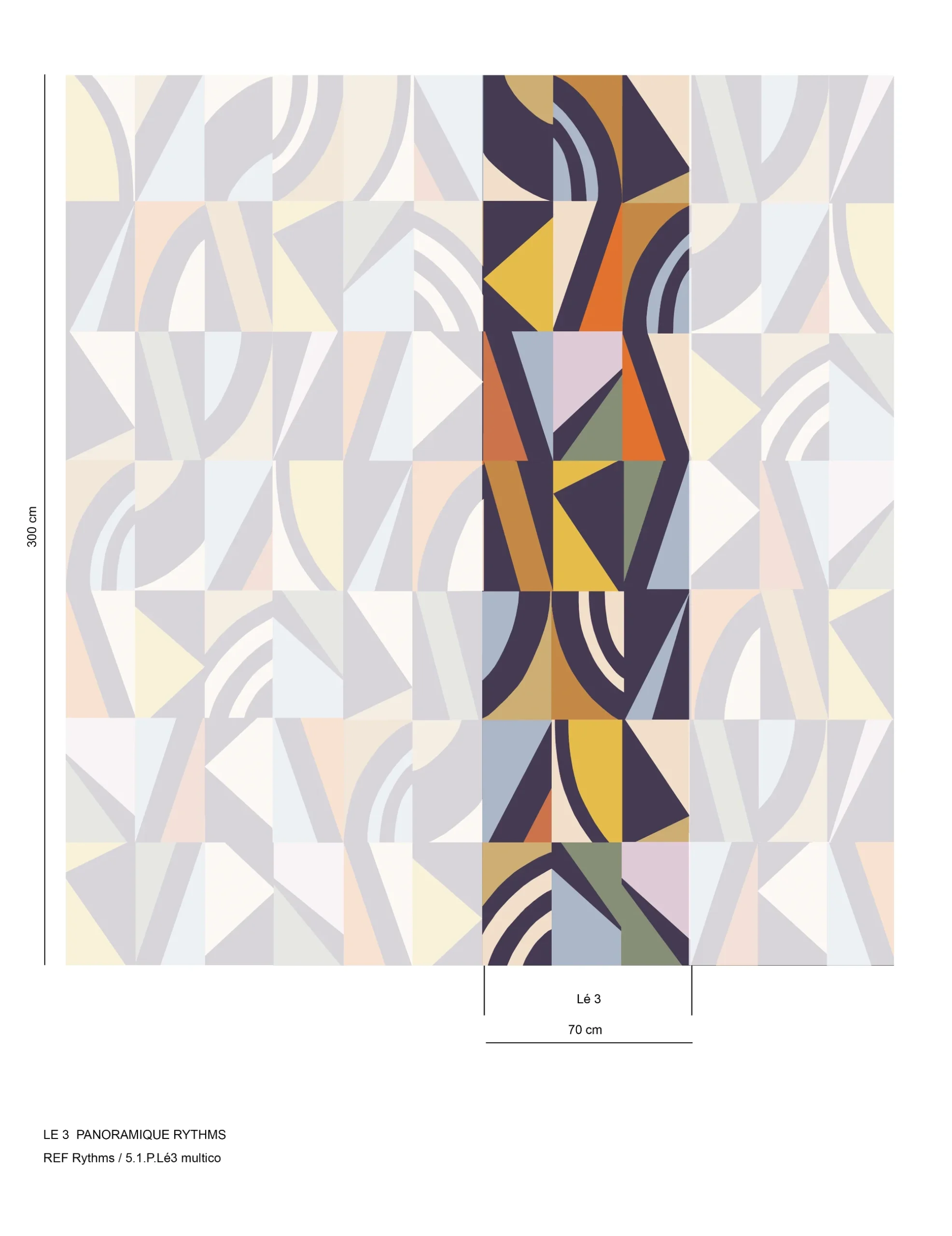 RYTHMS - papier peint panoramique – Image 6